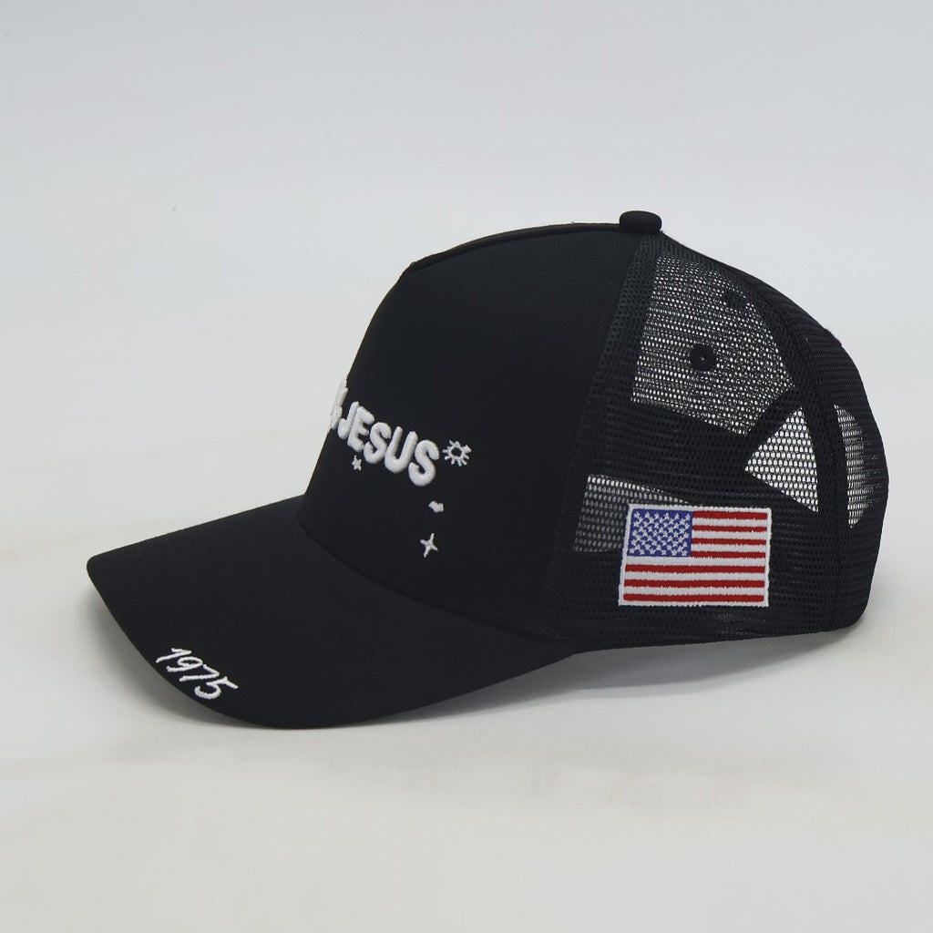 100% Jesus Trucker Hat Snapback